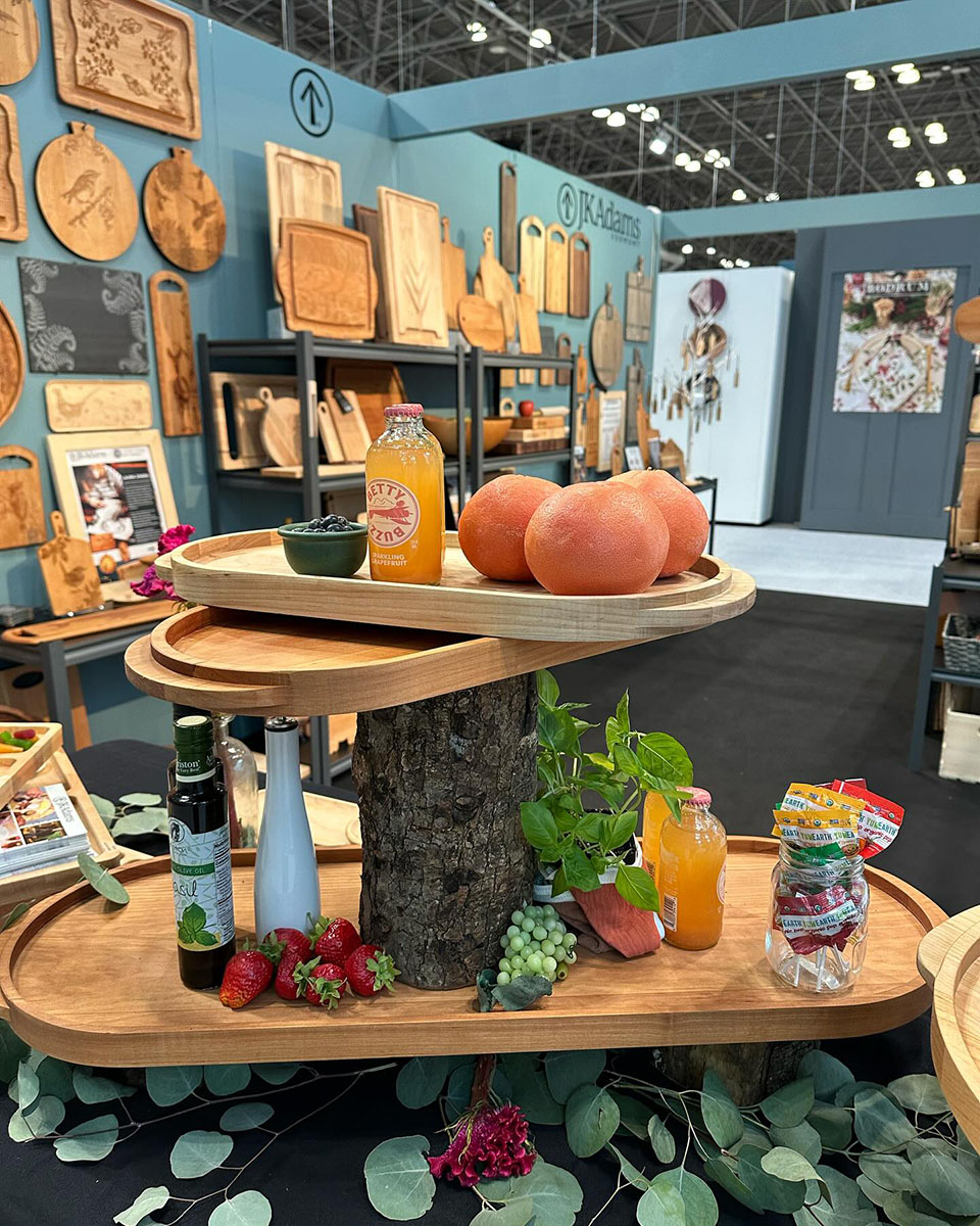 Charcuterie board display at NY NOW Summer Market