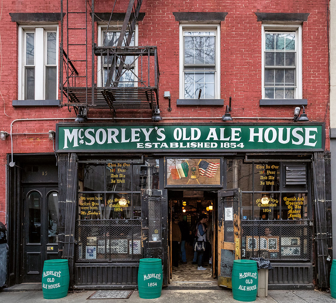 McSorley’s Old Ale House (Exterior), 15 East 7th Street, East Village © James T. & Karla L. Murray, 2024